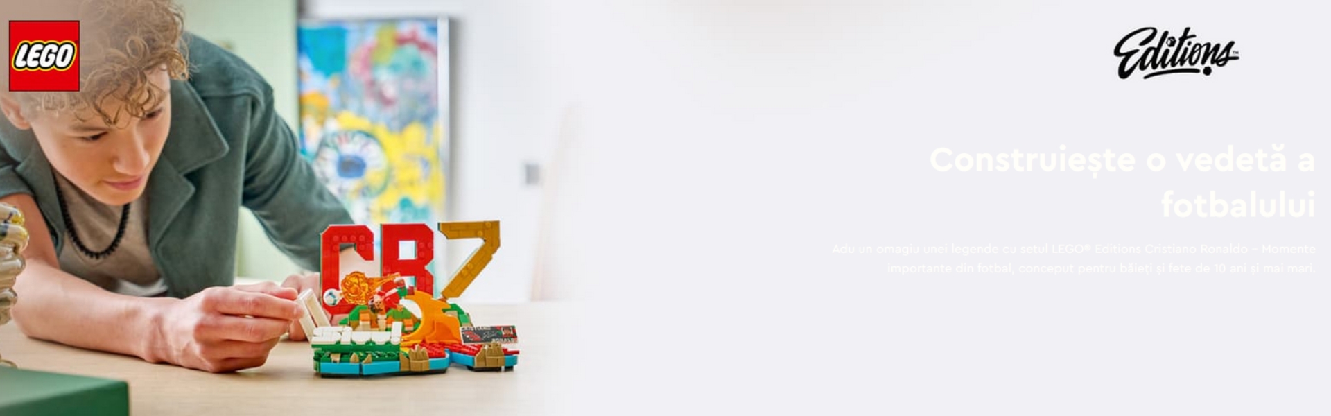 LEGO Editions Cristiano Ronaldo Momente importante din fotbal